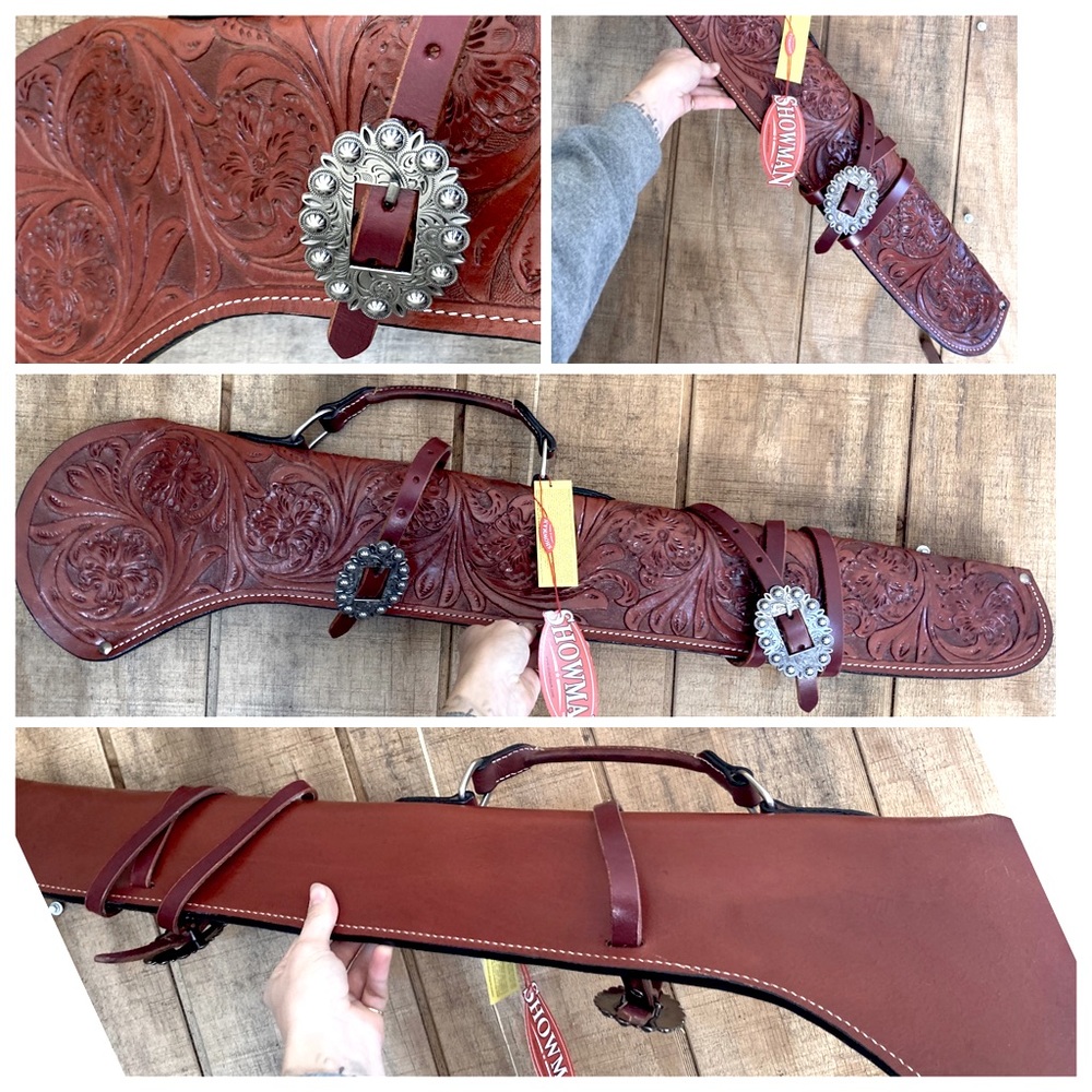 Rifle scabbard for Western Saddle